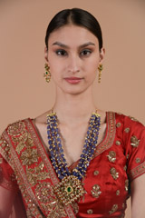 Kundan Pendant Necklace Set3593 video